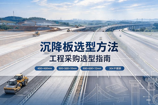 新洲沉降板选择方法