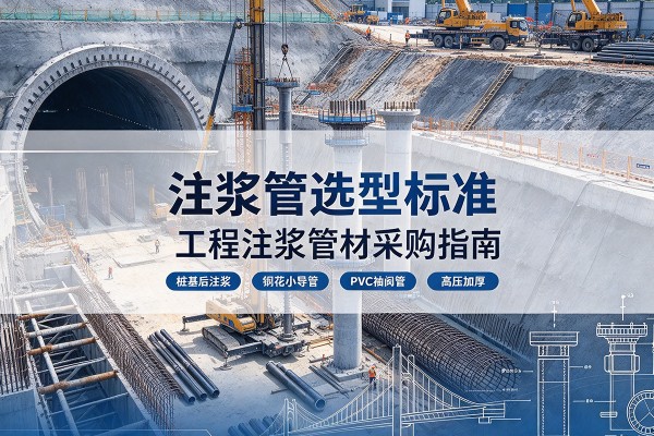 新洲注浆管选型标准
