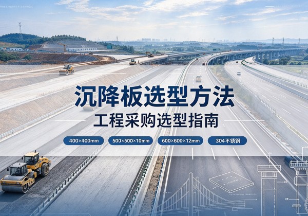 新洲沉降板选择方法