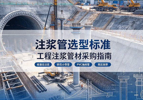 新洲注浆管选型标准